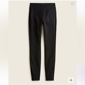 J. Crew Split-hem leggings in Italian ponte